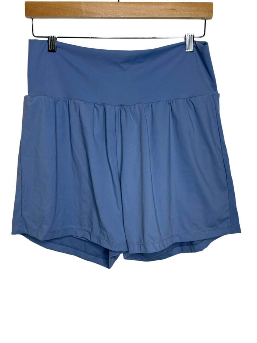 Halara XL Long Blue Softlyzero Flowy Athletic Shorts NWT